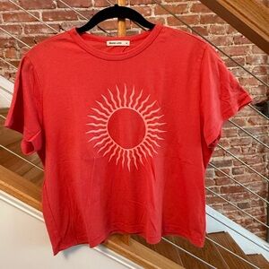 Marine Layer crop tee